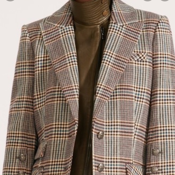 NWT Veronica Beard Reese Dickey Coat. Size 4,6. Plaid Print - Picture 13 of 13